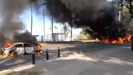 Meksikadan iç savaşı andıran görüntüler