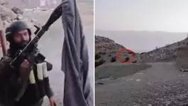 Savaş sırasında bomba görüntü! O anları cep telefonuyla kaydettiler