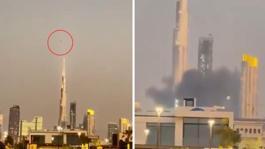 Dünyanın en yüksek yapısı! İran füzesi yakınlarına düştü