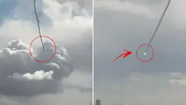 Erbil semalarında İrana ait füzeler böyle düşürüldü