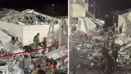 İranın Beit Şemeşte vurduğu binanın enkazından yeni görüntüler