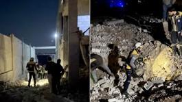 Şamda düşen füze kalıntıları nedeniyle ikisi çocuk üç kişi yaralandı