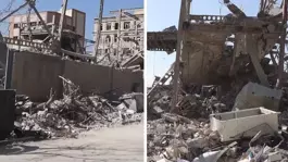 Saldırıların ardından İrandaki cadde bu hale geldi