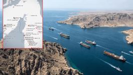 Hürmüz Boğazındaki hareketlilik, takip sisteminde böyle görüntülendi