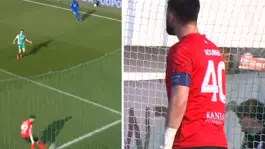 Uzaklaştırdığı top evin balkonuna gitti