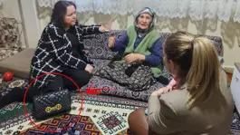 Yoksul ziyaretine lüks çantasıyla giden milletvekiline eleştiri yağıyor