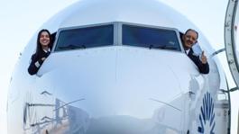 Gökyüzünde duygulandıran anlar! Baba veda etti, hikaye kızıyla devam etti