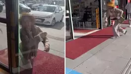 Fark ücretine itiraz eden kadın eczaneye saldırdı!