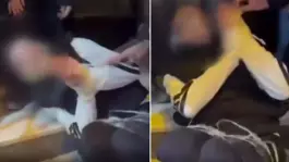 Elleri ve ayakları bantlanarak akranları tarafından darbedildi