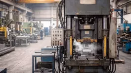 Kütahyada fabrikada pres makinesine sıkışan işçi öldü