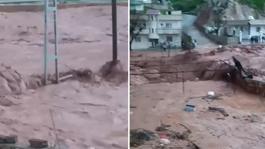 Şırnakta sağanak sele dönüştü, dereler taştı, evler sular altında kaldı