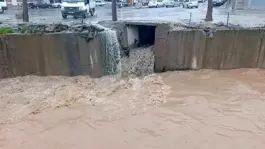 Şanlıurfada sağanak yağış sele dönüştü, ev ve oteli su bastı