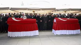 Katarda şehit olan ASELSAN teknisyenleri son yolculuklarına uğurlandı