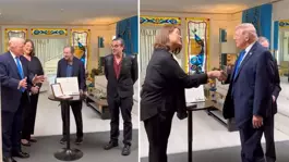 Dünya Orta Doğudaki savaşa kilitlenmişken Trump sürpriz bir yerde ortaya çıktı