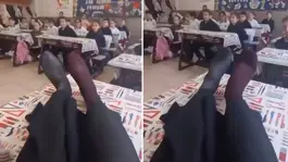 Okulda çekilen görüntüye bakın: Tepki gelince silmek zorunda kaldılar