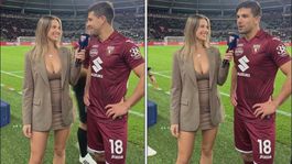 Ünlü golcü, kadın muhabirin güzelliği karşısında afalladı ama gerçek başka çıktı