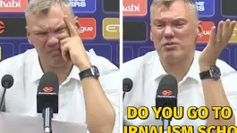 Sarunas Jasikeviciusu delirten soru! Gazeteciyi rezil etti