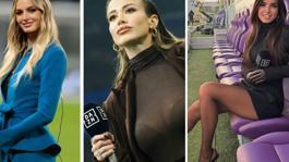 İtalyan kadın futbol muhabirleri güzellikleriyle gündem oldu