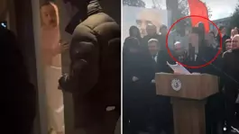 Özkan Yalım, birlikte basıldığı genç kadına açılış sunumunu yaptırmış