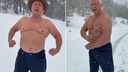 Deprem uzmanı karlı dağda çıplak poz verdi: Dağda mahluklar ve Üşümezsoy var