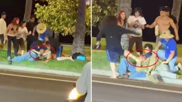 Trumpın polisini bayıltana kadar dövdüler