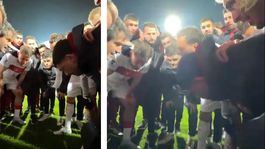 Hakan Çalhanoğlundan maç sonunda tarihi konuşma