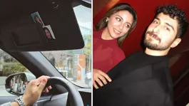 Ata Ayyıldız’dan Sıla Türkoğluna romantik jest! Vesikalık fotoğraflarını aracına astı