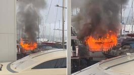 Eski kulüp başkanının yatı alev alev yandı