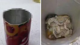 Türkiyenin ünlü meyve suyu markasının içinden çıkanı görünce şoke oldu