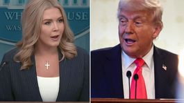 Trumptan Beyaz Saray Sözcüsü Leavitti endişelendiren şaka: Onu kovalım mı?