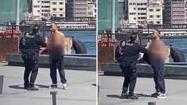 Fatih’te büfeden aldığı döner bıçağıyla kendisini yaraladı