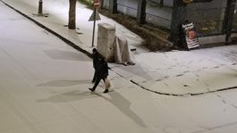 Karsta nisan sürprizi: Şehir merkezi 5 dakikada beyaza büründü