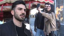 Kestaneci Alper’in ünü dünyaya yayıldı! Turistler fotoğraf çektirmek için sıraya giriyor