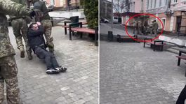 Savaştaki ülkede olay görüntü! Zorla cepheye götürdüler