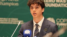 Cumhurbaşkanı Erdoğan’ın torunu Ömer Tayyip Erdoğan "COP31 Yüksek Düzeyli İklim Şampiyonları Toplantısı"nda konuştu