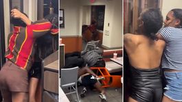 Kadınlar arasındaki kavga hamburgerciyi savaş alanına çevirdi