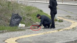 Sivasta yol kenarında havan topu mermisi bulundu