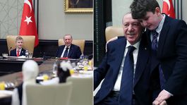 Cumhurbaşkanı Erdoğan koltuğunu çocuklara devretti