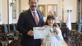 Dünya üçüncüsü olan şehit kızı, valiye söyledikleriyle kendine hayran bıraktı