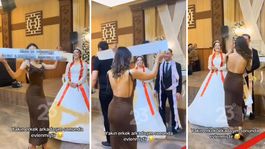 Düğünde açtığı pankarta bakın! "Daha neler göreceğiz" dedirten görüntü
