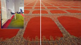 Cami içerisinde uygunsuz görüntüler! Meselenin aslı ortaya çıktı