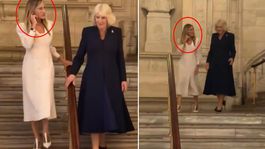 Kraliçenin yanında yaptığı hareket merak uyandırdı! Görüntüye yorum yağıyor