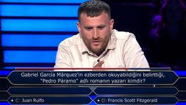Milyonerde renkli anlar: 50 bin TLlik soruya "o piti piti" yaparak yanıt verdi