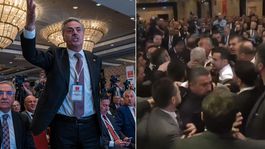 Türkiye Belediyeler Birliği seçiminde İmamoğlunun mesajı okunurken kavga çıktı! İşte o anlar