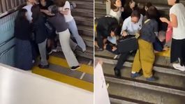 Kadın dayanışması! Kızların fotoğrafını çeken sapığı böyle yakaladılar