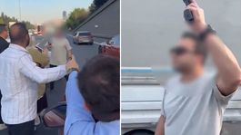 Araçların önünü kesti, "polisim" deyip havaya ateş açtı