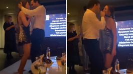 Serenay Sarıkaya ve Mert Demir aşk dolu danslarıyla romantizmin dibine vurdu