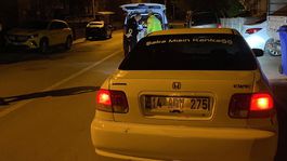 Polisi görünce aracını çalışır vaziyette bırakıp kaçtı, sonu umduğu gibi olmadı