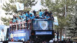 Süper Lige yükselen Erzurumspor FK, 1. Lig tarihinin puan rekorunu kırdı