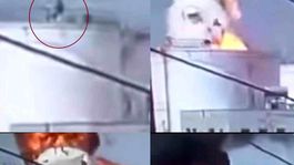 Mersinde bir işçinin hayatını kaybettiği patlama anı kamerada